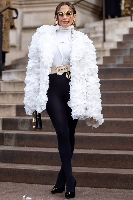 Jennifer Lopez Schiaparelli Paris fashion week Summer/Spring 2024 show - Fashion Police Nigeria