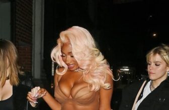 Megan Thee Stallion Takes the Naked Dress to a Whole New Level