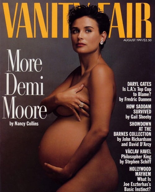 Demi Moore Vanity Fair Pregnancy Shoot
