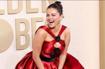Selena Gomez 2024 Grammys red dress photo - Fashion Police Nigeria