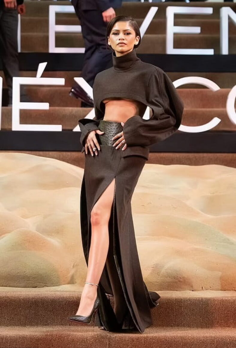 Zendaya Gave a Stylish Take on Underboob Glamour at Dune 2 Premiere | FPN