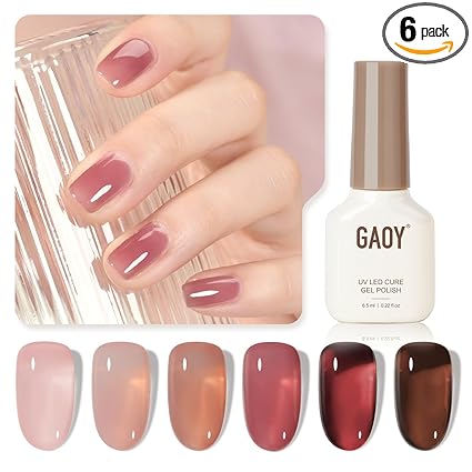 GAOY Rose Garden Jelly Gel Nail Polish - Fashion Police Nigeria