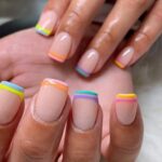 Dip powder manicure nails photo - Fashion Police Nigeria
