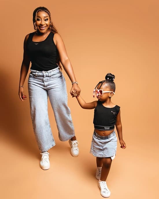 Ini Edo and her daughter Princess photo for her 3rd birthday celebration - Fashion Police Nigeria