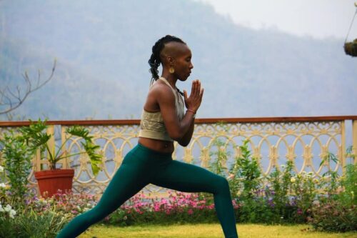 CorePower yoga pose photo - Fashion Police Nigeria