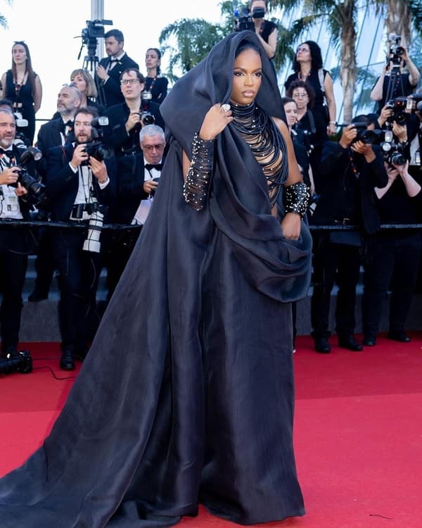 Didi-Stone Olomide's Stepane Rolland gown at the 2024 Cannes Film Festival - Fashion Police Nigeria