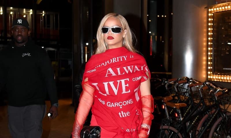 Only Rihanna Can Make The Red Dress So&hellip;