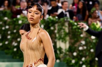 Taylor Russell attends the 2024 Met Gala photo - Fashion Police Nigeria