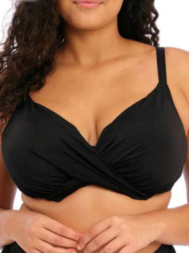 Elomi Plus-Size Magnetic Wrap Underwire Bikini Top