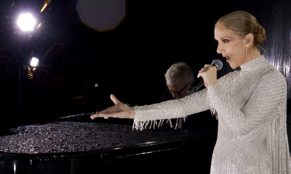 Celine Dion Sparkled in Silver to Close the 2024 Olympics Opening Ceremony With Emotional Performance