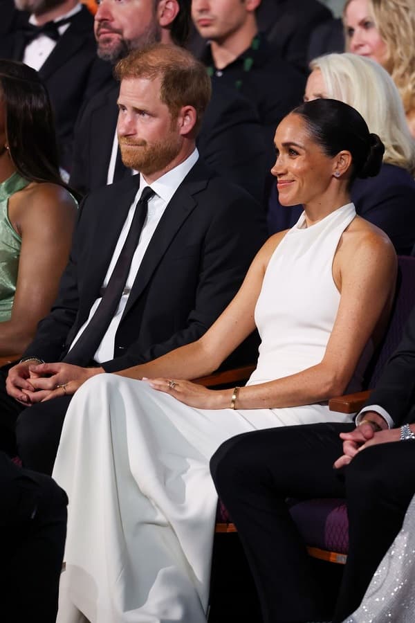 Meghan Markle sleek halterneck gown ESPY awards 2024