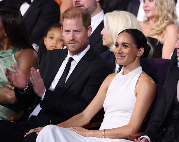 Meghan Markle sleek halterneck gown ESPY awards 2024