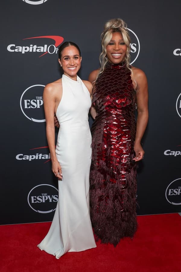 Meghan Markle sleek halterneck gown ESPY awards 2024