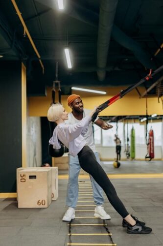 Woman Doing Pull Exercise