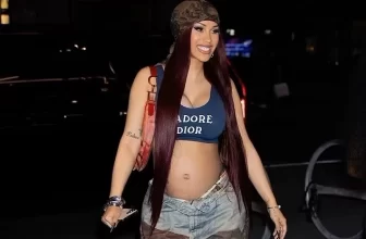 Cardi B third pregnancy baby bump photo - Fashion Police Nigeria