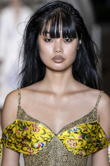 90's Ash Toned Lip Beauty Trend From New York Fashion Week SpringSummer 2025 - Fashion Police Nigeria