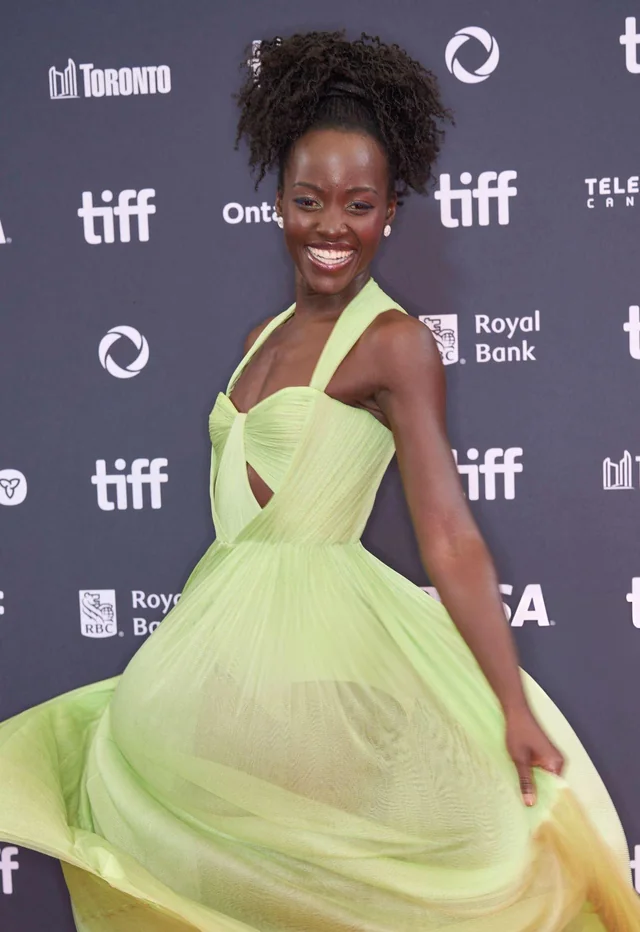 Lupita Nyong'o del core gown at the "The Wild Robot" premiere Toronto International Film Festival