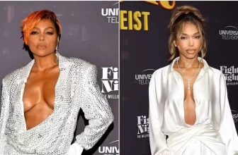 Taraji P. Henson and Lori Harvey shut down the red carpet in eye popping plunging dress - Fashion Police Nigeria
