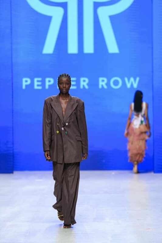 Pepper Row, Lagos Fashion Week 2024 runway highlights - Fashion Police Nigeria