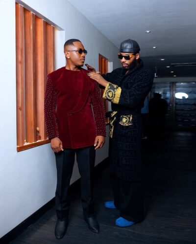 Photo of Swank W styling a Nigerian Nigerian celebrity - Fashion Police Nigeria