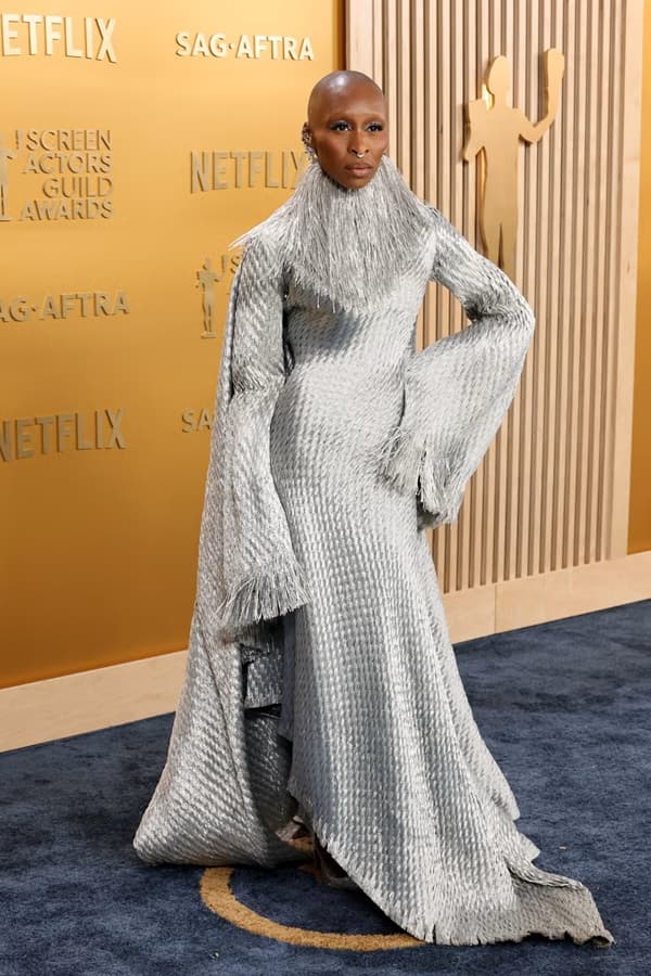 Cynthia Erivo Choose a Gown from Givenchy 1997 Couture for the 2025 SAG Awards