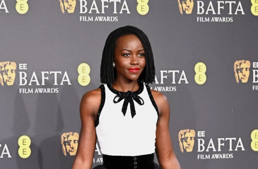 Lupita Nyong’o Made a Chic Return to BAFTAs Red Carpet in Chanel Tule-Skirted Gown