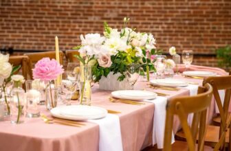 Photo of white flower wedding table arrangements - Fashion Police Nigeria