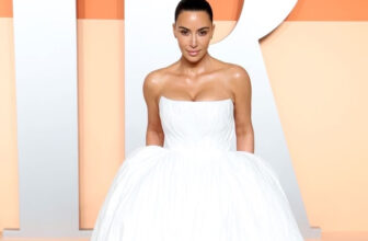 Kim Kardashian Wore a Gorgeous, White Bridal Ball Gown to the 2025 Vanity Fair Oscar Party - Fashion Police Nigeria