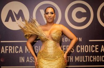 AMVCA 2023 red carpet photo of Juliet Ibrahim - Fashion Police Nigeria