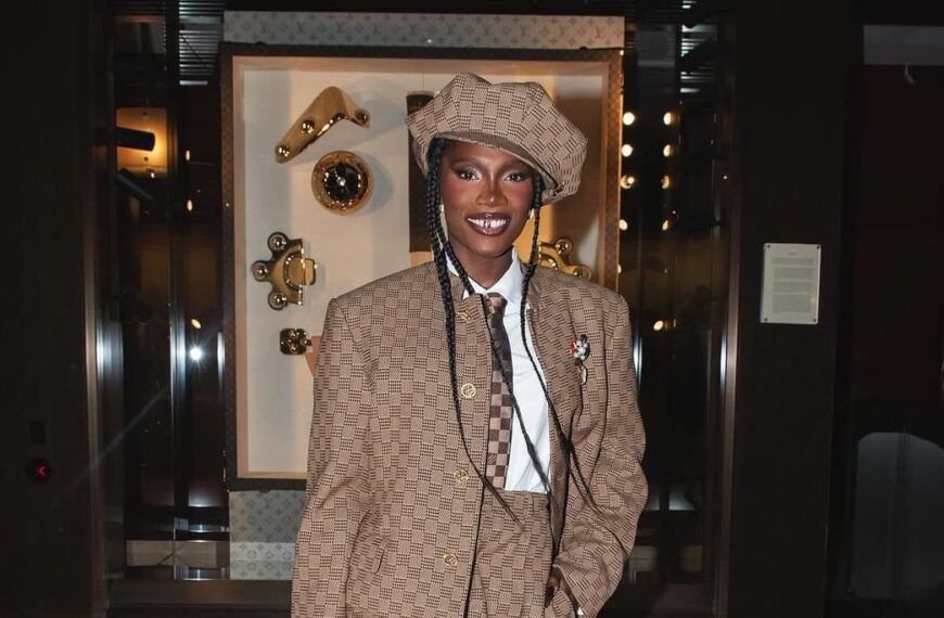 Doechii wears head toe Louis Vuitton look during paris Fashion Week Fall 2025 - Fashion Police Nigeria