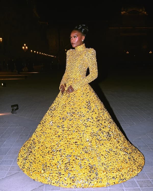 Doechii is a Dream in a Yellow Valentino Ballgown at Louvre’s Grand Fashion Dinner in Paris