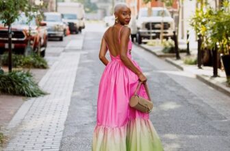 Photo a fashion African American wearing a Spring dress in pink color - Fashion Police Nigeria
