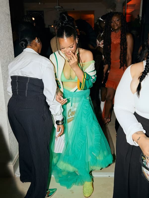 Rihanna is Wearing the Neon Tutu Dress Like a True Super Star