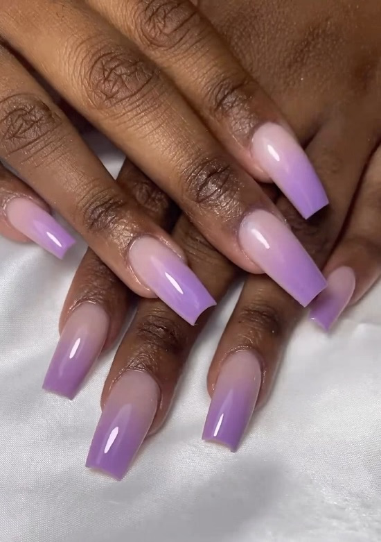Lilac Ombre fade photo - Fashion Police Nigeria