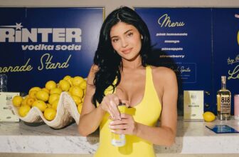 Kylie Jenner Amps Up Her Glamour in a Latex Mini Dress For Coachella Festival