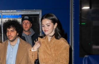 Selena Gomez and Benny Blanco wears matching brown jacket for a date night - Fashion Police Nigeria
