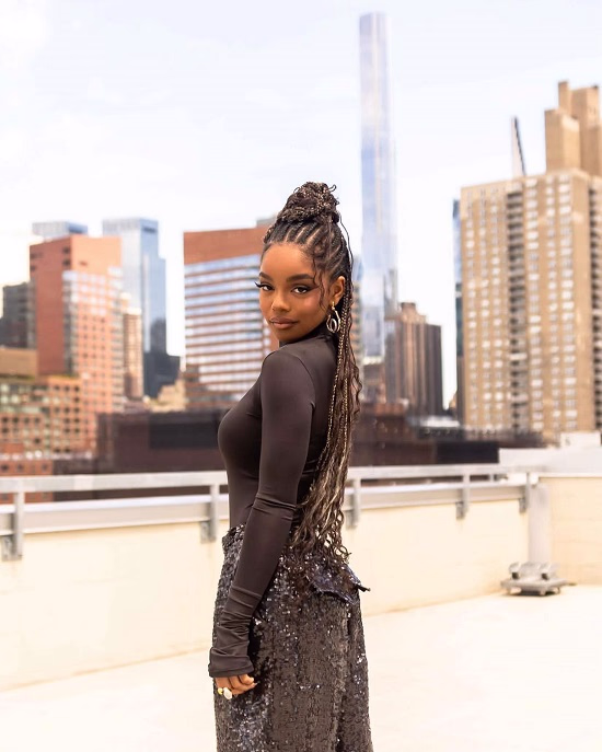 photo of Marsai Martin wearing boho hairstyle - Fashion Police Nigeria
