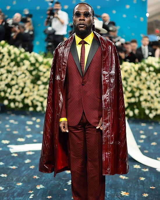 Burna Boy at the Met Gala 2025 - Fashion Police Nigeria