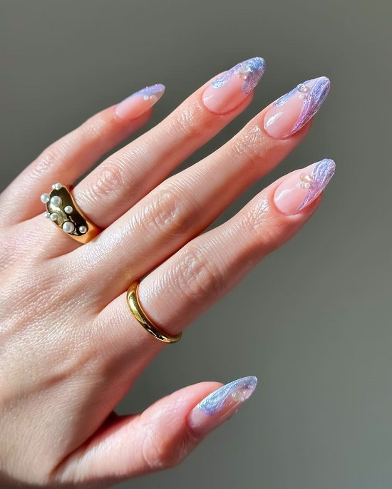 French Shell Curve nails - Fashion Police Nigeria