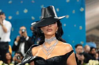 Kim Kardashian Oozed Cowgirl Glamour at the 2025 Met Gala