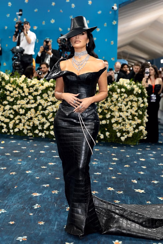 Kim Kardashian Oozed Cowgirl Glamour at the 2025 Met Gala