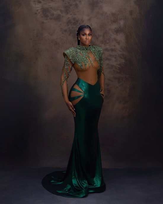 Nigerian Actress Lilian Afegbai Makes Her Cannes Debut in Emerald Green