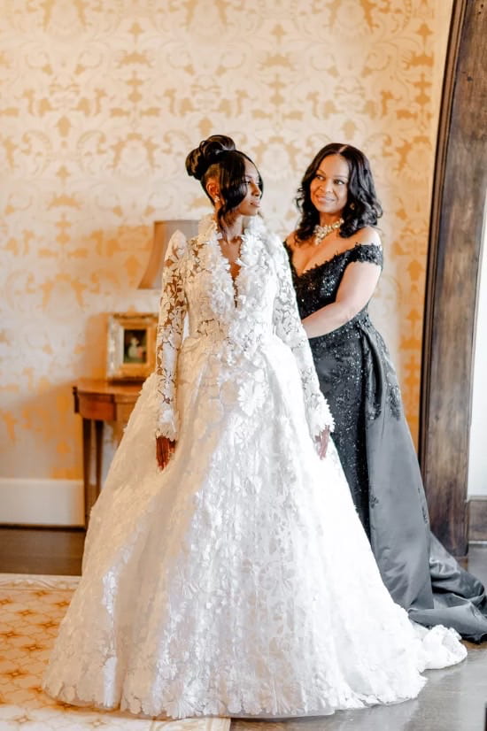 This Bride Stunned in a Royal Pnina Tornai Gown at Her Virginia Wedding