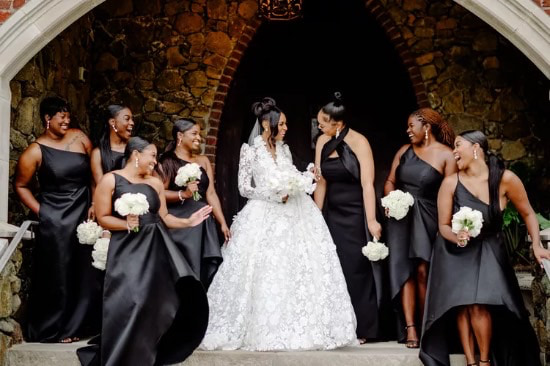 This Bride Stunned in a Royal Pnina Tornai Gown at Her Virginia Wedding