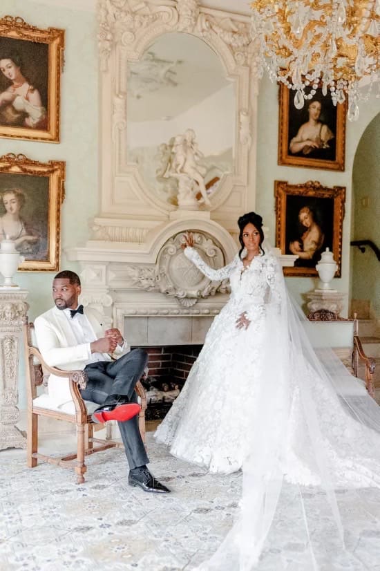 This Bride Stunned in a Royal Pnina Tornai Gown at Her Virginia Wedding