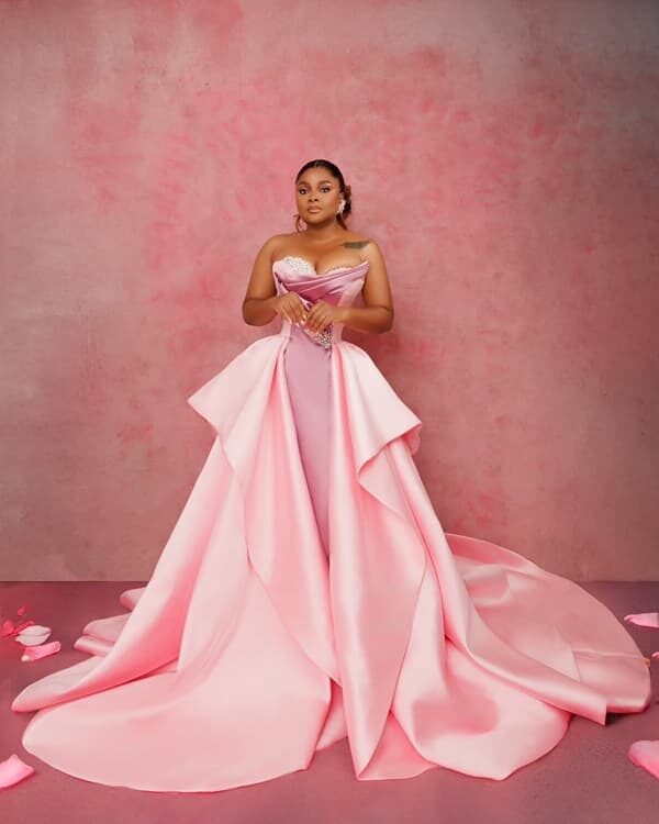 Bimbo Ademeyo's gorgeous dress photo for 2025 Africa-magic-viewers choice awards - Fashion Police Nigeria