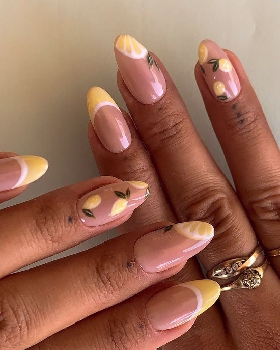 Citrus Fruit Nails - Fashion Police Nigeria