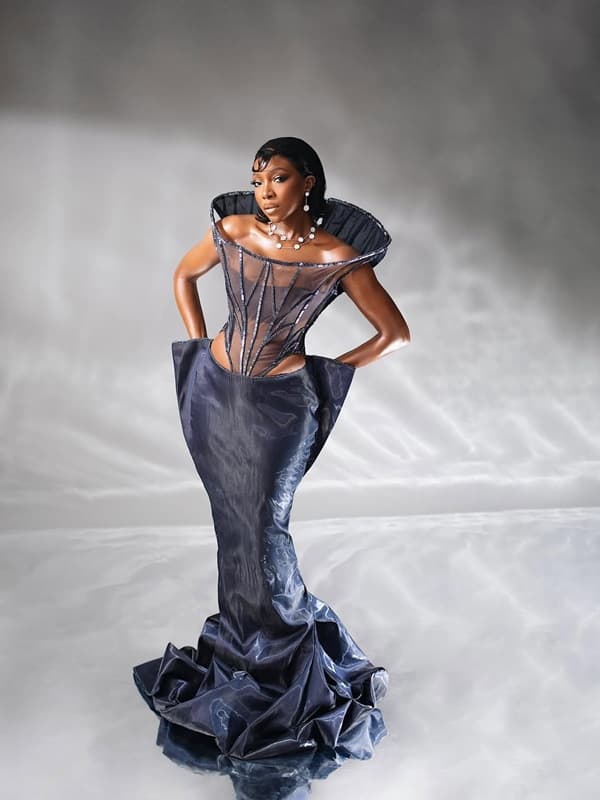 Ini Dima Okojie's gorgeous dress photo for 2025 Africa-magic-viewers choice awards - Fashion Police Nigeria