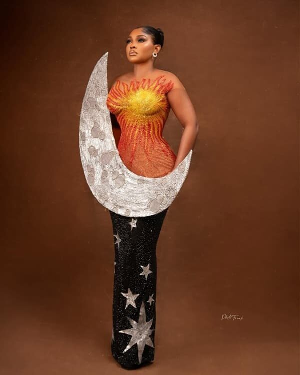 Mercy Aigbe gorgeous dress photo for 2025 Africa-magic-viewers choice awards - Fashion Police Nigeria