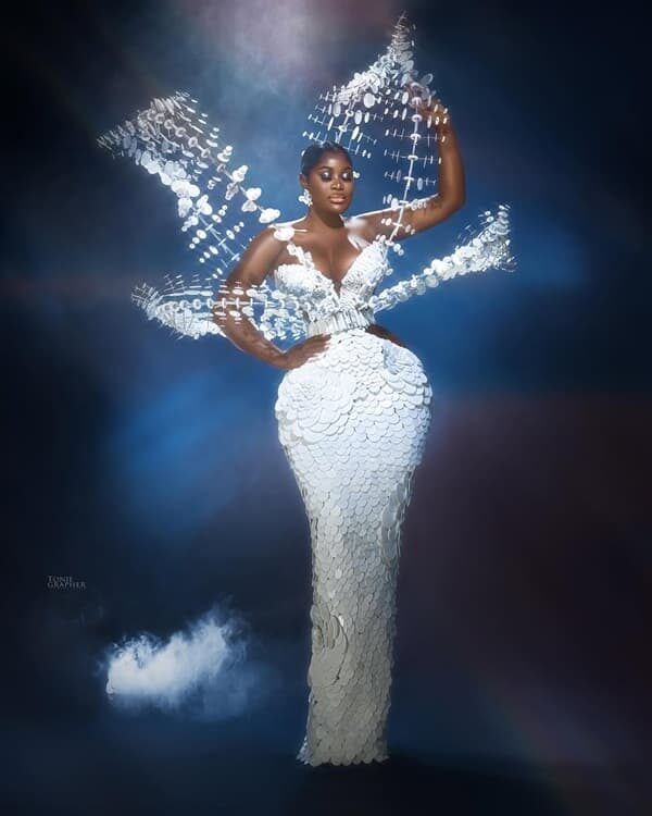 Nana Akua Addo gorgeous dress photo for 2025 Africa-magic-viewers choice awards - Fashion Police Nigeria